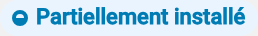 Badge Partiellement installé