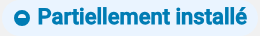 Badge Partiellement installé